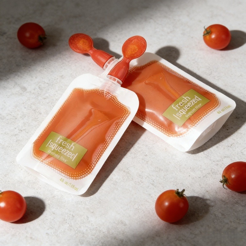 Baby Food Packaging - 50Pcs Baby Food Storage Bag Make