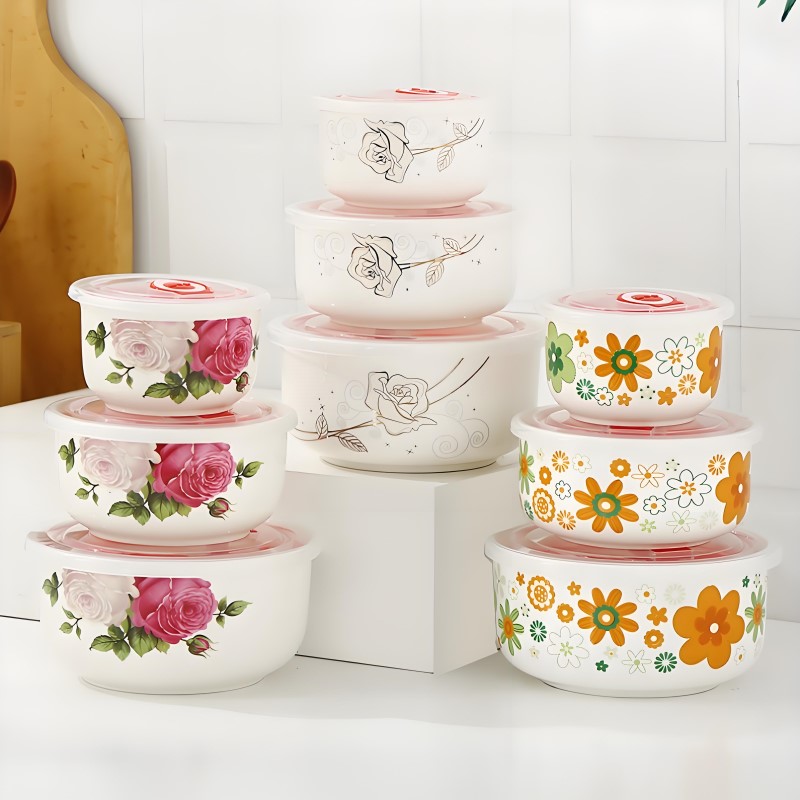 Baby Food Product - Three-piece set, fine bone china lunch