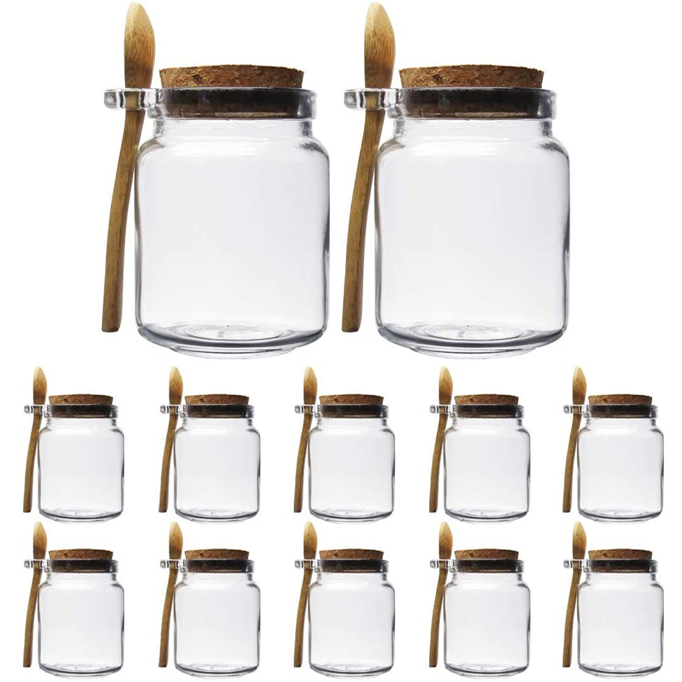 Baby Food Yogurt - 10oz Small Glass Storage Jars with