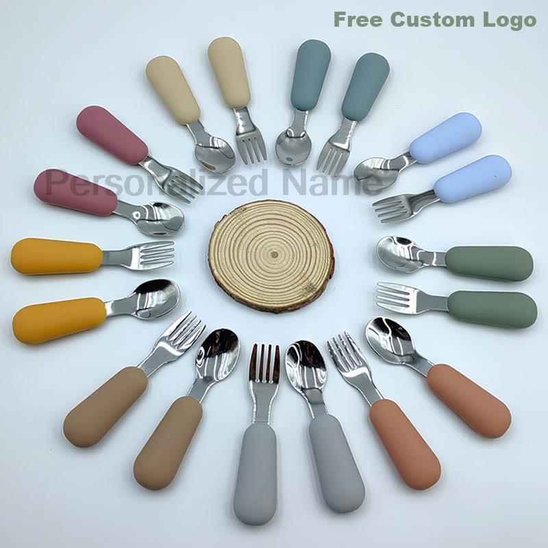 Custom Logo 2PC/Set Baby Silic - Baby Food Logo 评论和价格