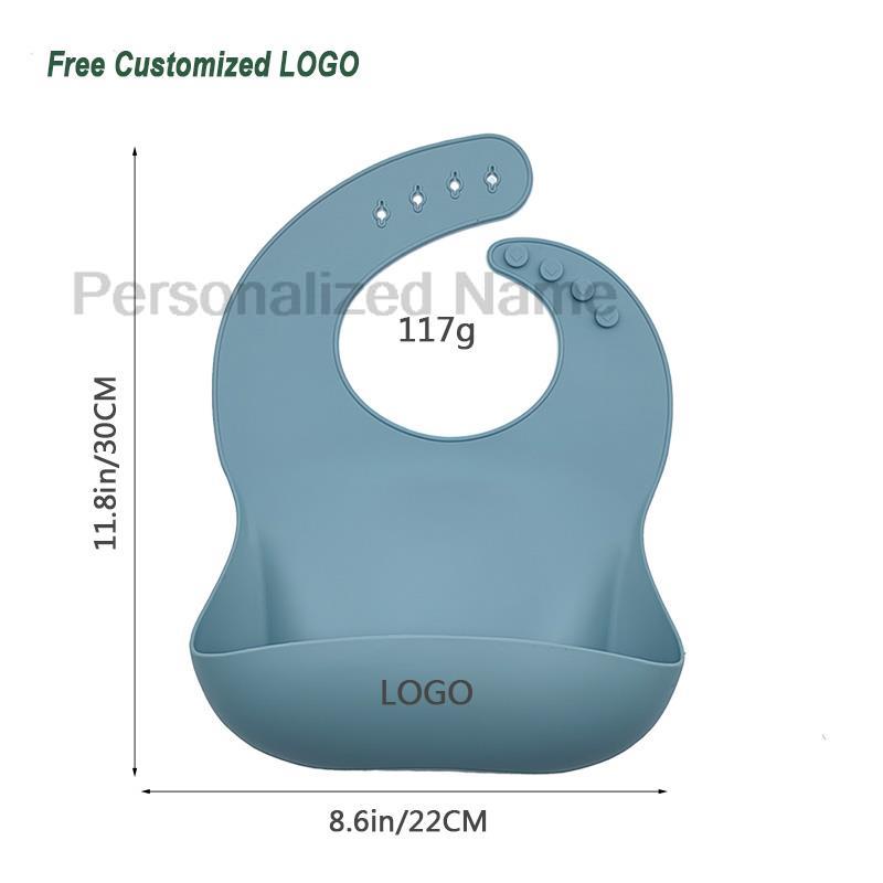 Silicone Baby Bib for Babies & - Baby Food Logo 评论和价格