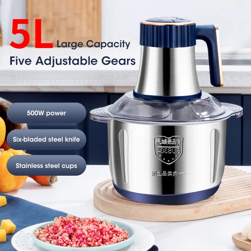 5L Electric Meat Grinders 304  - Baby Food With Meat 评论和价格