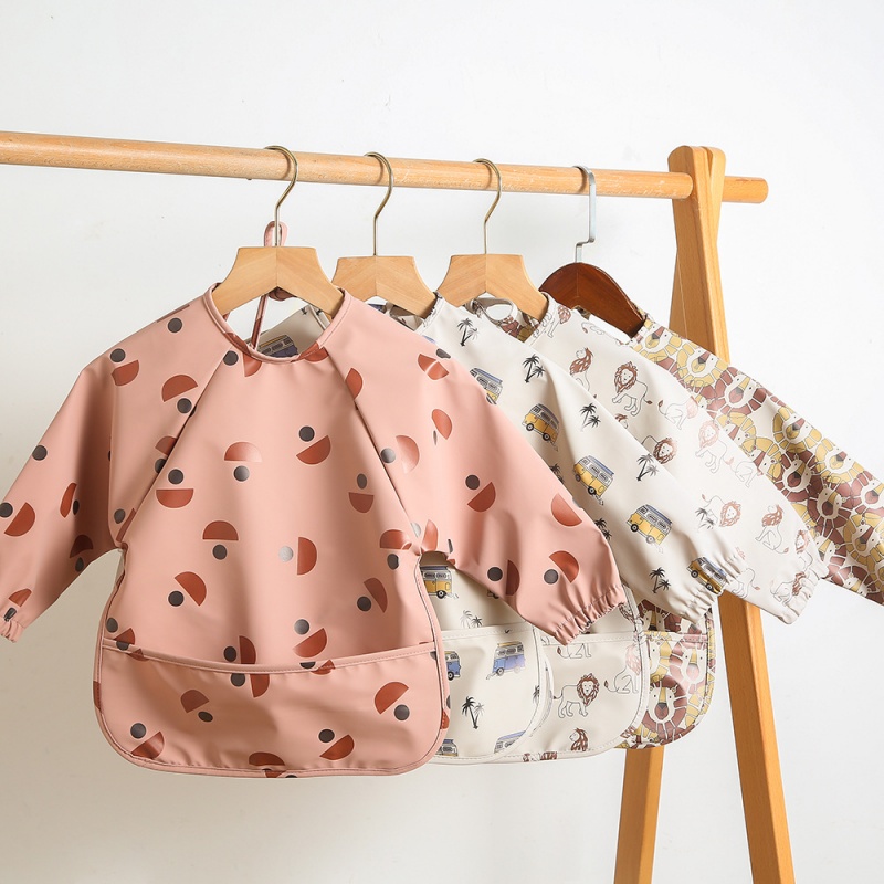 Long-sleeved PU reversible bib - Bib Long Sleeve 评论和价格