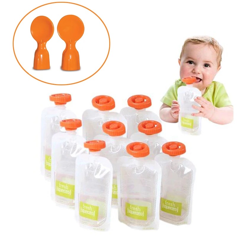 50Pcs Baby Food Storage Bag Ma - Baby Food Packaging 评论和价格