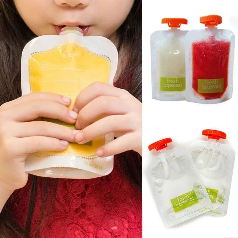10Pcs Baby Food and Juice Box  - Baby Food Packaging 评论和价格