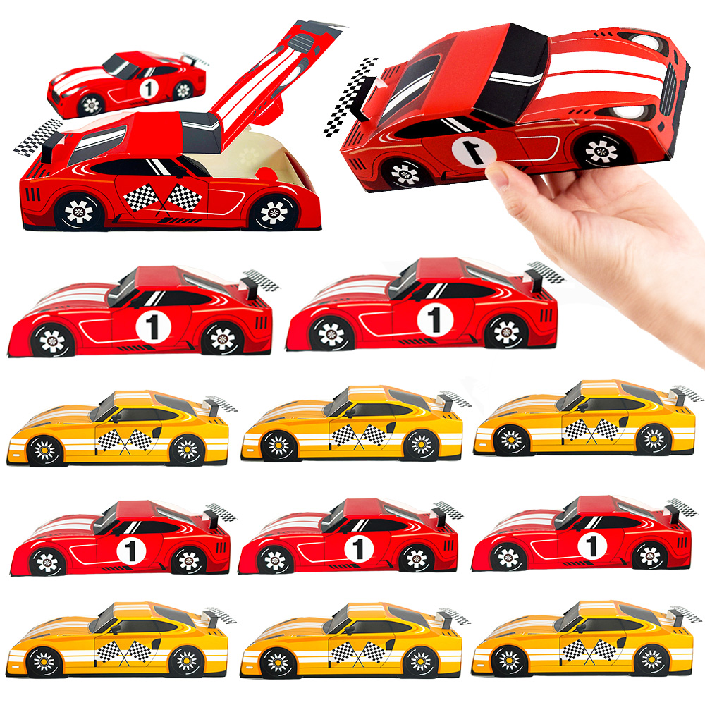 10/20/30pcs Racing Car Theme G - Baby Food Packaging 评论和价格