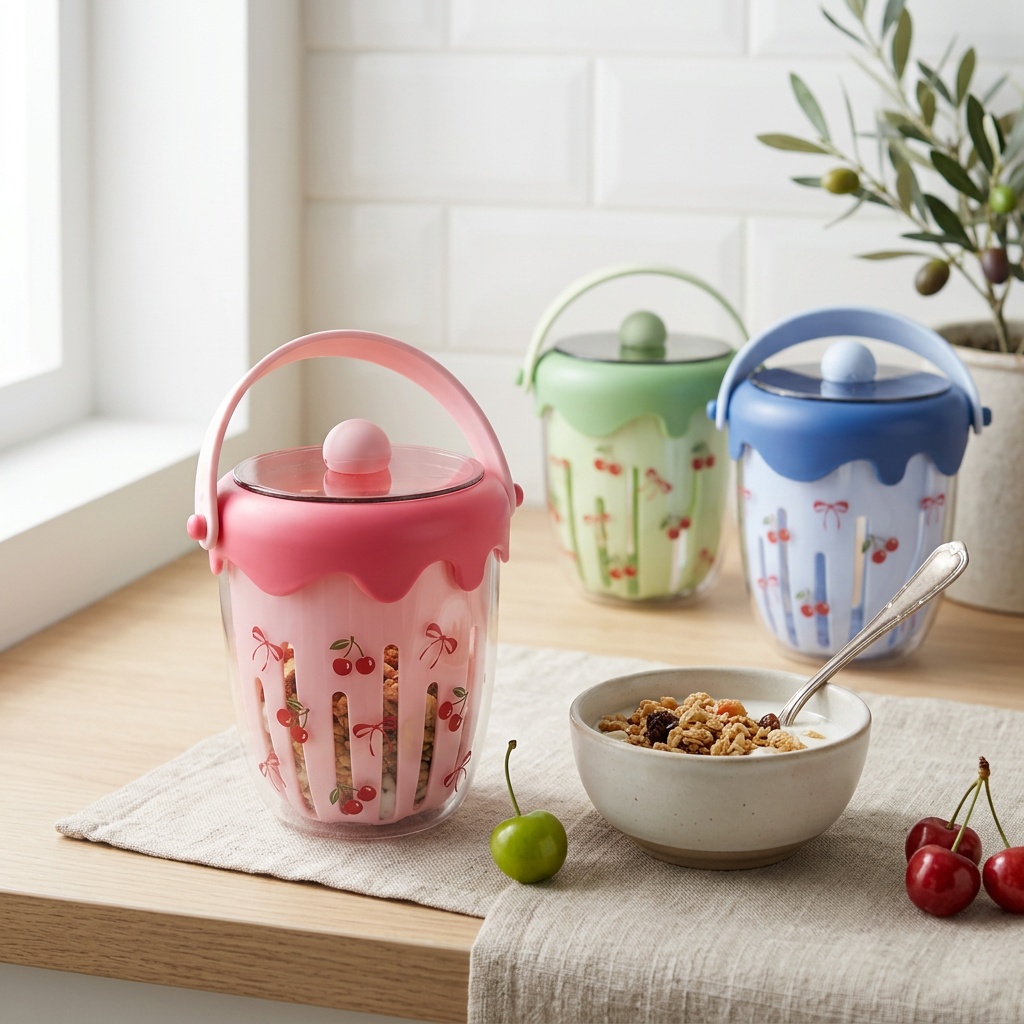Plastic Double Layer Overnight - Baby Food Yogurt 评论和价格