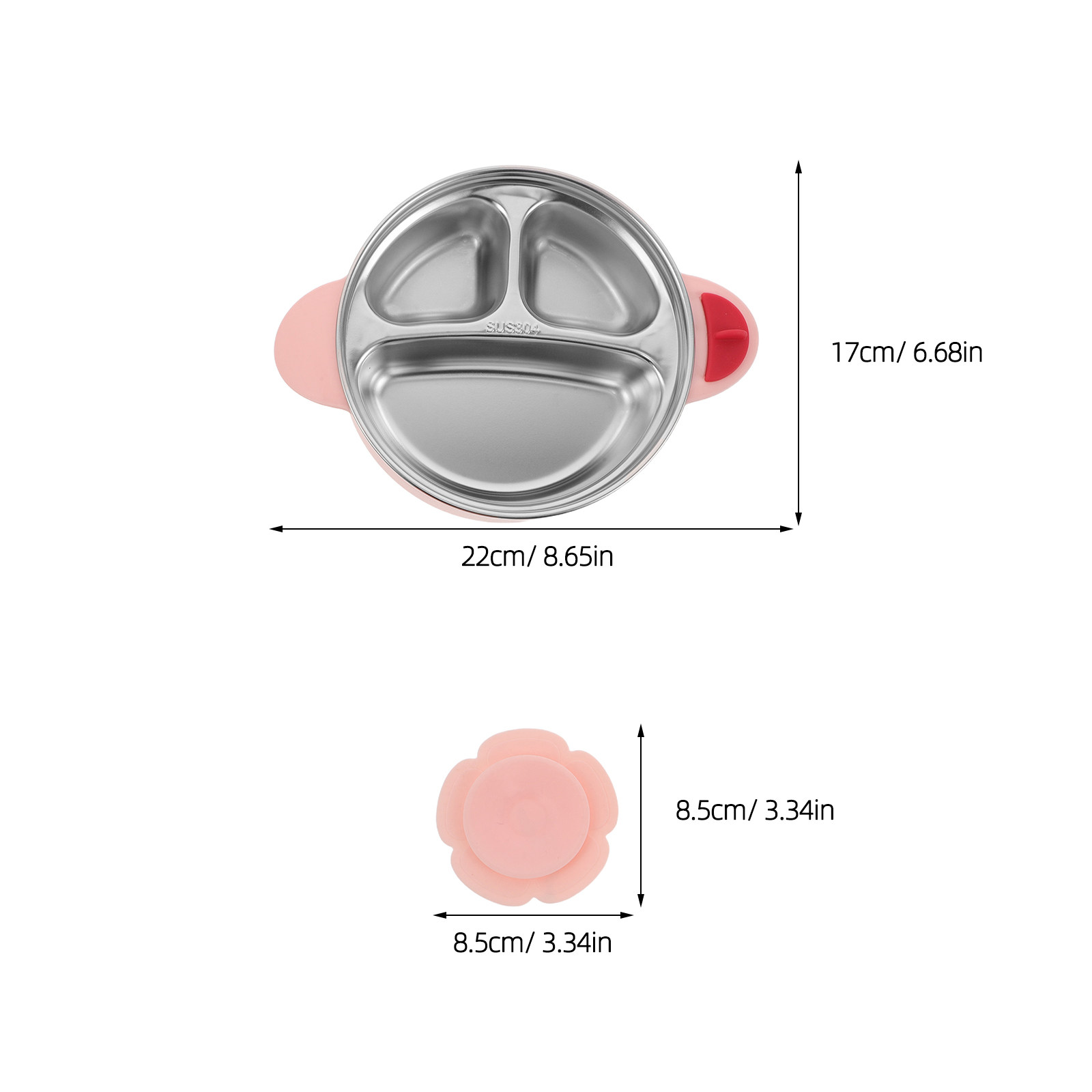 Baby Feeding Bowls Stainless S - Plate Suction Toddler 评论和价格