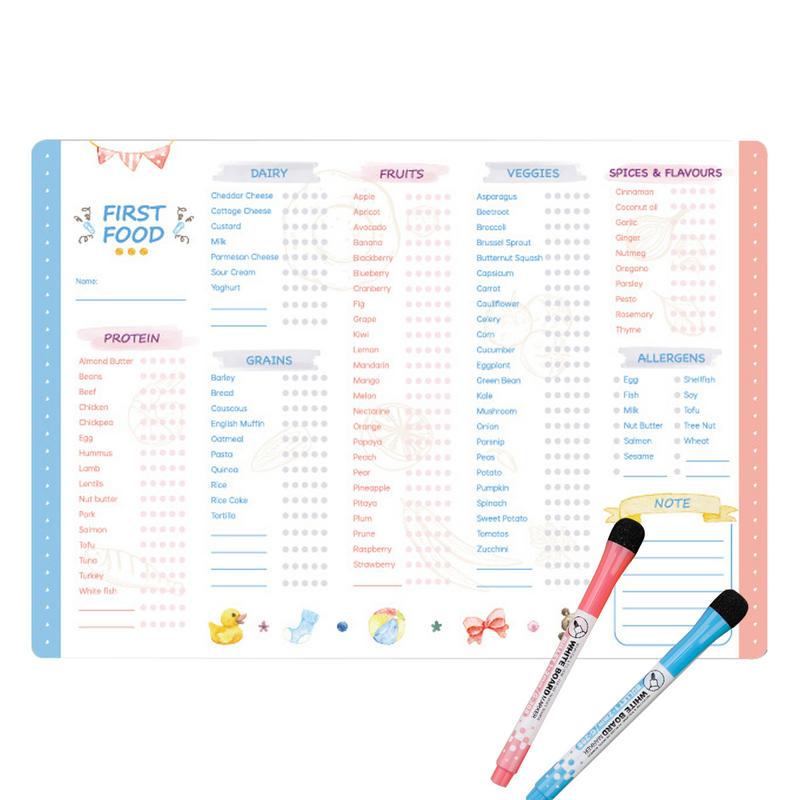 Baby First Foods Tracker with  - Baby Food Chart 评论和价格