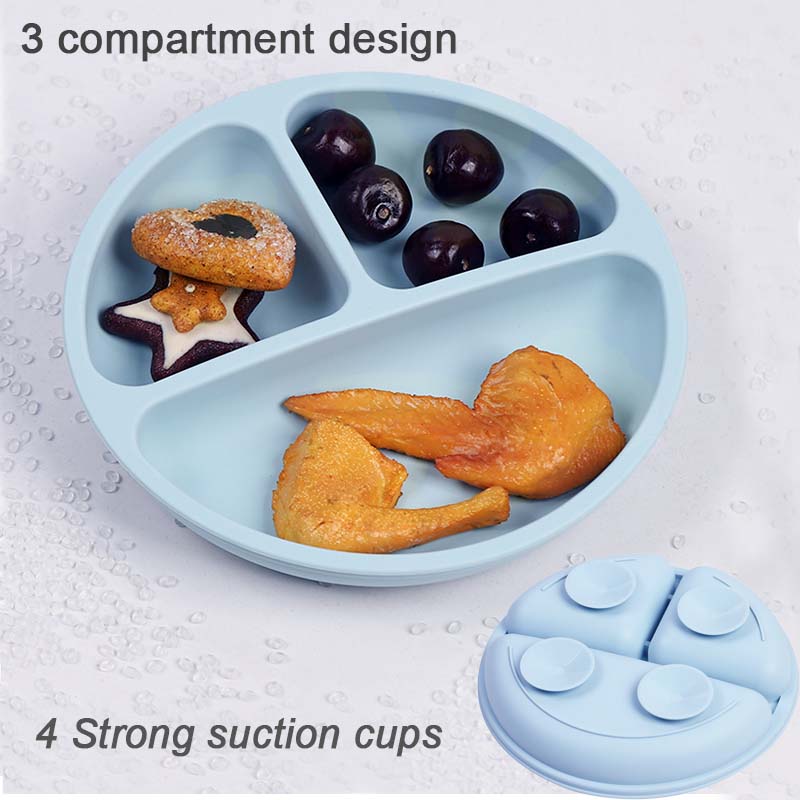 8Pcs Silicone Tableware Set Pe - Baby Food Logo 评论和价格