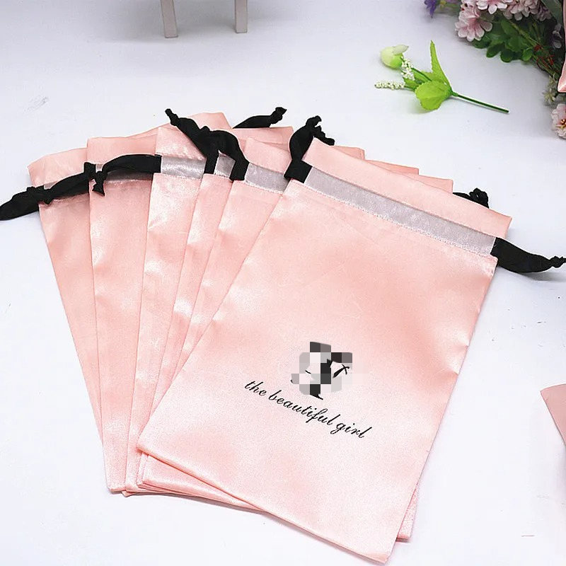 20PCS Baby Pink Silk Satin Pou - Baby Food Packaging 评论和价格
