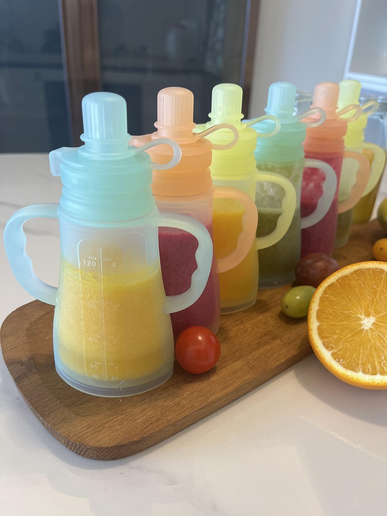 New Reusable Silicone Breast M - Baby Food Packaging 评论和价格
