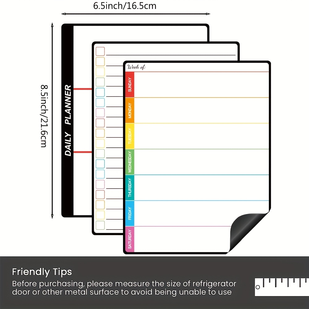 3pcs Magnetic Dry Erase Calend - Baby Food Chart 评论和价格
