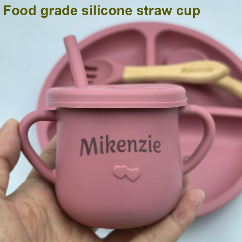 6PCS Silicone Feeding Set For  - Baby Food Logo 评论和价格