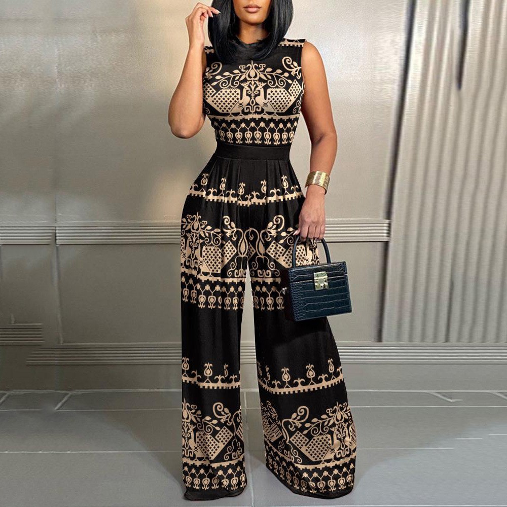 Elegant Women Wide Leg Long Ju - Bib Long Sleeve 评论和价格