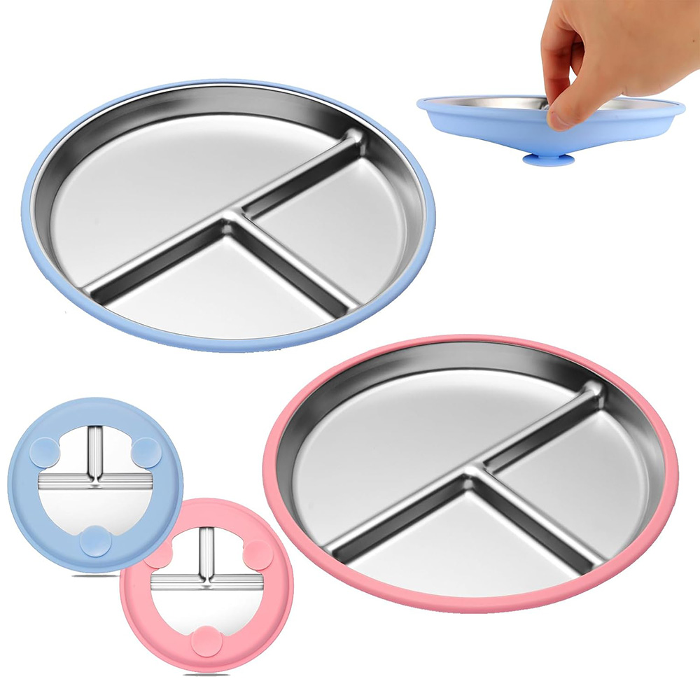 9 Inch Stainless Steel Toddler - Plate Suction Toddler 评论和价格