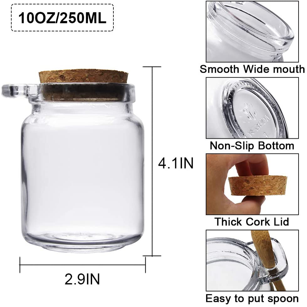 10oz Small Glass Storage Jars  - Baby Food Yogurt 评论和价格